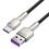 Кабель Baseus Cafule Series Metal Data Cable USB to Type-C 66W 0.25m Black (CAKF000001) - фото 3