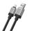 Кабель Baseus CoolPlay Series Fast Charging Cable USB to iP 2.4A 1m Black (CAKW000401) - фото 2