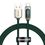 Кабель Baseus Display Fast Charging Data Cable USB to Type-C 66W 1m Green (CASX020006) - фото 1