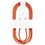 Дата кабель USB-C to USB-C FineWoven iP17 for Apple (AAA) (1m) (box) (Orange) - фото 2