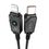 Кабель Baseus Unbreakable Series Fast Charging Data Cable Type-C to iP 20W 1m Cluster Black (P10355803111-00) - фото 2