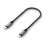 Кабель Satechi USB-C to Lightning Cable Space Gray (25 cm) (ST-TCL10M) - фото 1