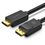 Кабель UGREEN DP Male to Male Cable 1.5m (Black) (UGR-10245) - фото 1