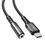 Переходник Acefast C1-07 USB-C to 3.5 мм aluminum alloy headphones adapter cable Black (AFC1-07B) - фото 1