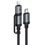 Кабель Acefast C20-01 MFI USB-C to USB-C/Lightning (Black) - фото 2