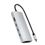 Мультипортовий хаб Satechi USB-C Multiport Adapter 8K with Ethernet V3 Silver (ST-P8KES) - фото 1