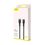 Кабель Baseus Cafule Cable Type-C to iP PD 18W 1m Gray+Black - фото 2