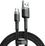 Кабель Baseus Cafule Cable USB For Type-C 3A 1m Gray+Black - фото 1