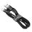 Кабель Baseus Cafule Cable USB For Lightning 2.4A 1m Gray+Black - фото 2