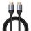 Кабель Baseus Enjoyment Series 4KHD Male To 4KHD Male Adapter Cable 1m Dark gray - фото 1