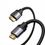 Кабель Baseus Enjoyment Series 4KHD Male To 4KHD Male Adapter Cable 1m Dark gray - фото 2