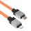 Кабель Baseus CoolPlay Series Fast Charging Cable Type-C to iP 20W 1m Orange (CAKW000007) - фото 2