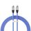 Кабель Baseus CoolPlay Series Fast Charging Cable Type-C to Type-C 100W 1m  Blue (CAKW000203) - фото 1