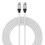 Кабель Baseus CoolPlay Series Fast Charging Cable Type-C to Type-C 100W 2m White (CAKW000302) - фото 1