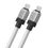 Кабель Baseus CoolPlay Series Fast Charging Cable Type-C to Type-C 100W 2m White (CAKW000302) - фото 2