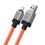 Кабель Baseus CoolPlay Series Fast Charging Cable USB to iP 2.4A 2m Orange (CAKW000507) - фото 2