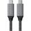 Кабель Satechi USB4 C to C Cable 100W Space Gray (25 cm) (ST-U4C25M) - фото 1