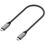 Кабель Satechi USB4 C to C Cable 100W Space Gray (25 cm) (ST-U4C25M) - фото 3