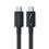 Кабель Satechi Thunderbolt 4 Pro 240W Cable Black (1 m) (ST-YTB100K) - фото 1