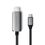 Кабель Satechi USB-C to HDMI 2.1 8K Cable Space Gray (1.8 m) (ST-YH8KCM) - фото 1