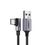 Кабель UGREEN US284 Right Angle USB-A to USB-C Cable 1m (Space Gray) (UGR-50941) - фото 1