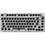 Клавіатура MK750 White Transparent DIY barebone wireless Tree-Mode - фото 1