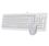 Комплект (клавіатура, миша) A4Tech F1512 White USB - фото 2