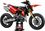 Конструктор Lego Technic Мотоцикл Ducati Desmo450 MX Factory (42238) - фото 3