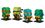 Конструктор Lego Brick Headz Фигурки Ракушек-ниндзя (40878) - фото 3