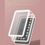 Дзеркало для макіяжу Xiaomi DOCO Cosmetic Mirror Portable with Lamp Flip version-Powder (FM002) - фото 3