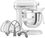 Кухонна машина KitchenAid Heavy Duty 5KSM70JPXEWH - фото 1