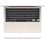 Apple MacBook Air 15" 2025 M4/10CPU/10GPU/16GB/512GB Starlight (MW1K3) - фото 3