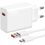 Сетевое зарядное устройство Xiaomi 67W HyperCharge Combo (Type-A) White (BHR9465EU) - фото 1