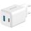 Сетевое зарядное устройство Proove Pocket GaN 45W (Type-C + USB) (white) (WCPG45110002) - фото 4
