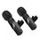 Петличный беспроводной микрофон Borofone BFK15 Dual-mic lavalier wireless digital microphone (iP/Type-C) Black - фото 2