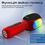 Мікрофон для караоке Promate VocalMic Bluetooth LED Red (vocalmic.red) - фото 3