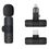 Петличный беспроводной микрофон Borofone BFK12 Trophy lavalier Lightning/Type-C (Black) - фото 1