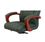 Крісло АКЛАС Артур EX MB Зелений Шкіра Lux LC-green (9640) - фото 6