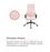 Крісло АКЛАС Авіс TILT Рожевий Light pink fabric (127046) - фото 21