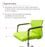 Крісло АКЛАС Кап FX СН TILT Зелений PU lime green (9902) - фото 10