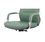 Крісло АКЛАС Сейя ANF Зелений (PU Green/Black) (127044) - фото 6