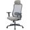 Офісне крісло OfficePro Wave OC599-B-DG-DG Black/Dark Gray - фото 2