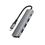 Хаб Acefast [J16] Docking Station 5in1 USB-C to USB-С+3xUSB3.0+HDTV (Grey) - фото 3