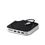 Подставка-док-станция Satechi Mac Mini M4 Stand & Hub with SSD Enclosure Silver (ST-GNMMES) - фото 3