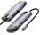 HUB Mcdodo [HU-7420] 10in1 USB-C to 2xUSB3.0+2xUSB2.0+VGA+HDMI+RJ45+SD/Micro SD+PD 100W (Grey) - фото 1