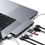 Мультипортовый адаптер Satechi Aluminum USB-C Pro Hub Max Adapter Space Gray (ST-UCPHMXM) - фото 3