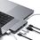 Мультипортовий адаптер Satechi Aluminum USB-C Pro Hub Mini Adapter Space Gray (ST-UCPHMIM) - фото 2