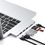 Мультипортовый адаптер Satechi Aluminum USB-C Pro Hub Slim Adapter Silver (ST-HUCPHSS) - фото 3