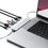 Мультипортовый хаб Satechi Aluminum USB-C Pro Hub Max Adapter Silver (ST-UCPHMXS) - фото 3