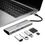 Переходник HUB WIWU Alpha 532ST USB3.0*3+SD+TF Gray - фото 2